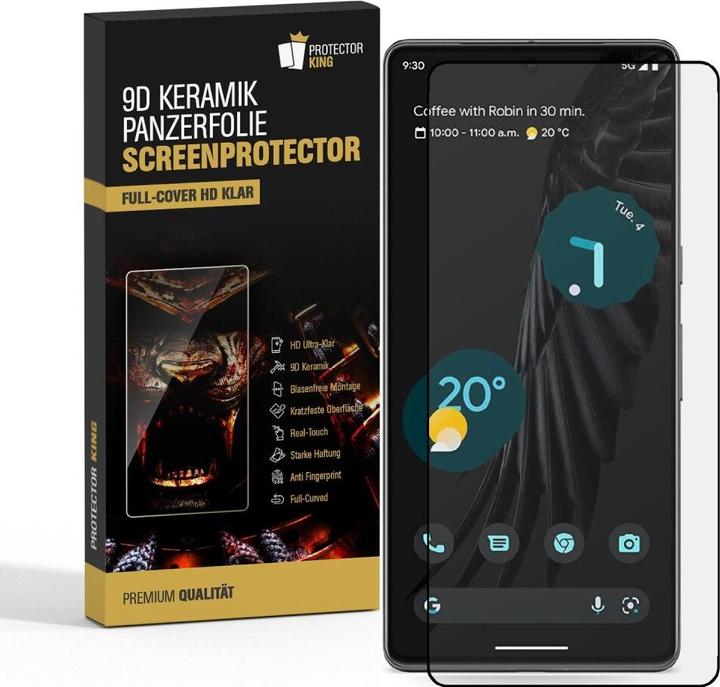 Produktbild Protectorking 3x Ceramic-Glass Full Cover HD Klar (3 Stück, Google Pixel 6)