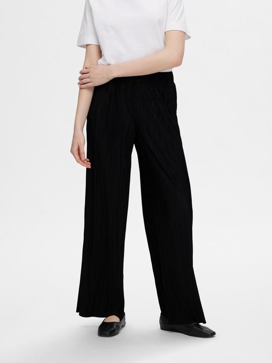 Actual product image Selected Femme High waist pleated trousers (XS)