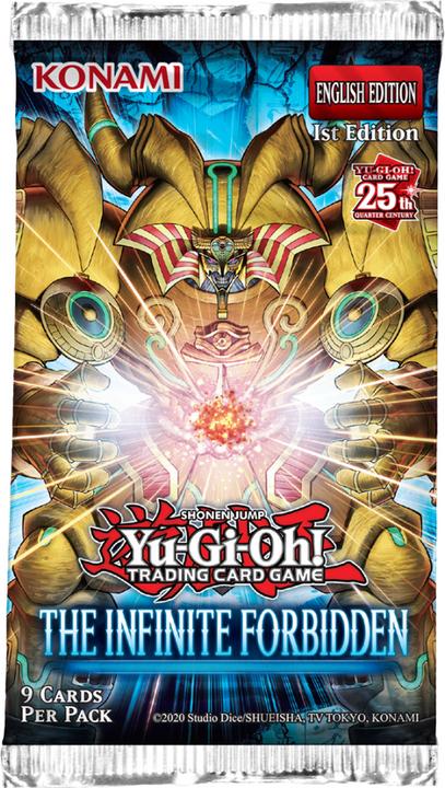 Immagine prodotto Yu-Gi-Oh Il Pack Booster Proibito Infinito - 1a Edizione -! (Inglese, Pacchetto Booster)
