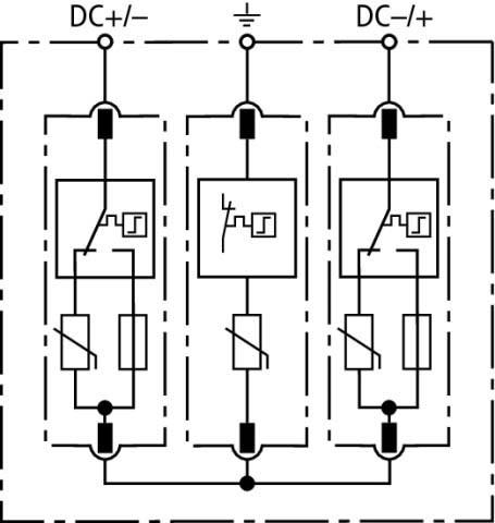 Image du produit Dehn SOEHNE DG YPV SCI 1000Parasurtension photovoltaïque