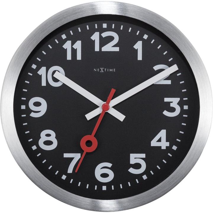 Image du produit Nextime Horloge de table Station Black (19 cm)