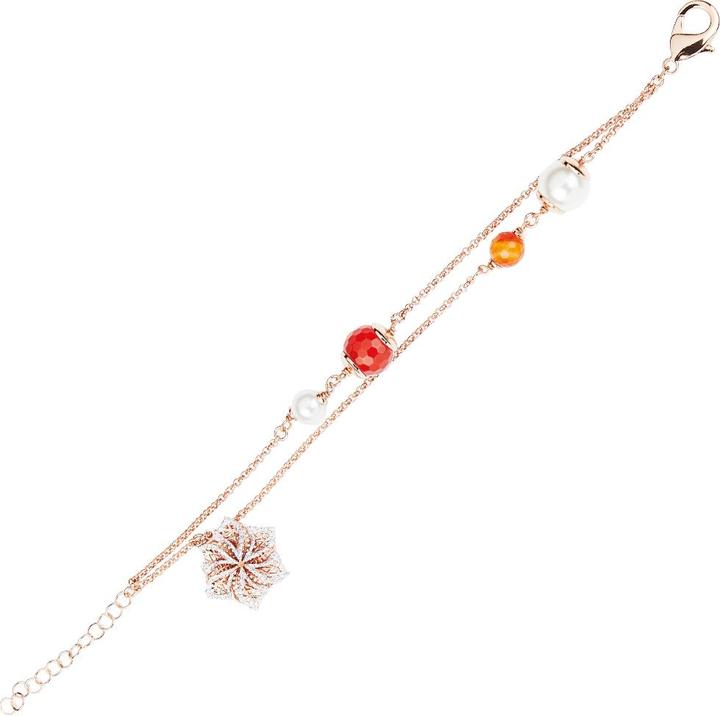 Produktbild Ottaviani Bronze bracelet with silver glitter and bijoux pearls