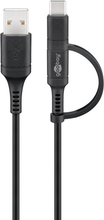 Image du produit Goobay Câble de charge et de synchronisation (1 m, USB 2.0)