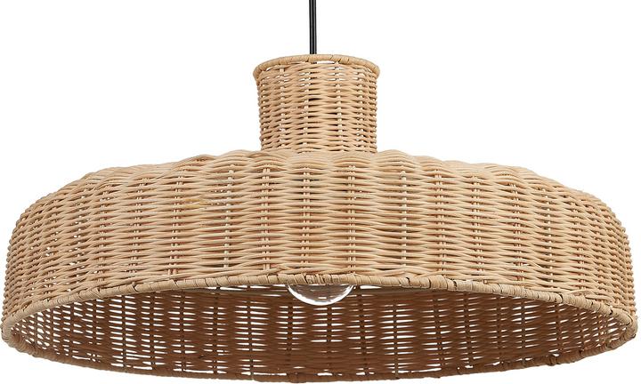 Produktbild Beliani Hängeleuchte Rattan natürlich TAMARIN (E27)