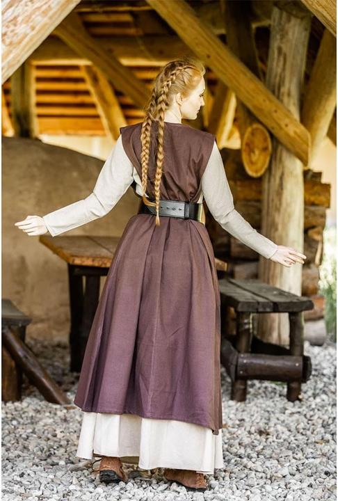 Produktbild Carbone Mittelalterliches Überkleid Gerda, dunkelbraun (S)