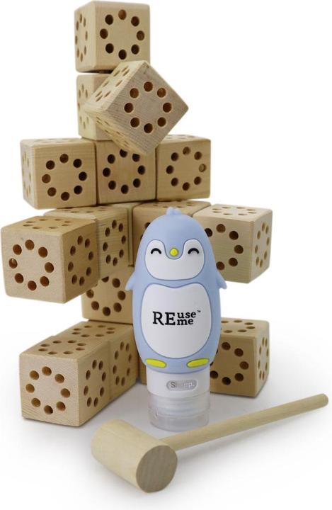 Immagine prodotto Schnarwiler Arven Konstruktionsset mit Silikon Pinguin, befüllt mit LOVE WATER Shampoo