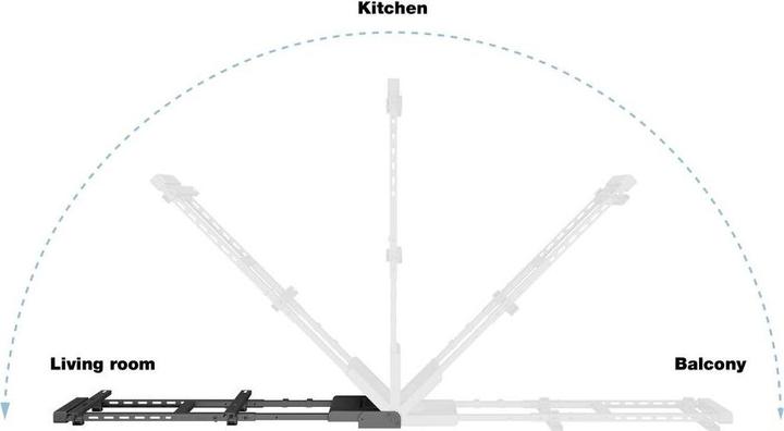 Actual product image Multibrackets Wandhalter motorisiert (Wall, 75", 50 kg)