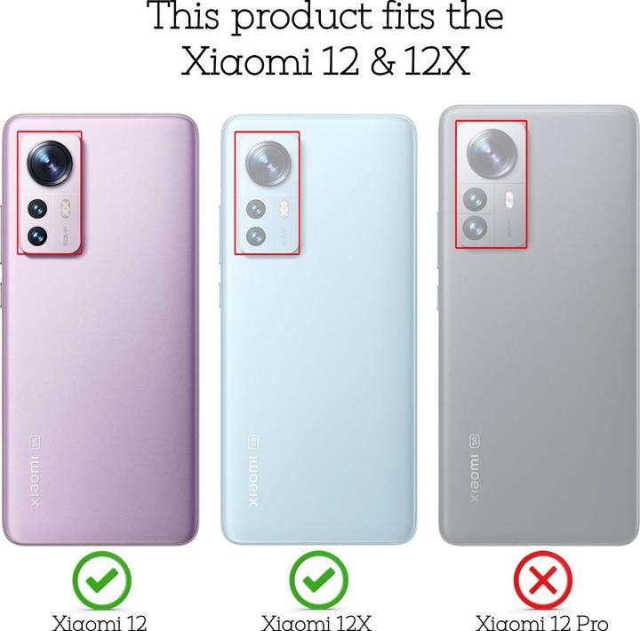 Immagine prodotto Nalia Manicotto extra sottile (Xiaomi 12, Xiaomi 12X)