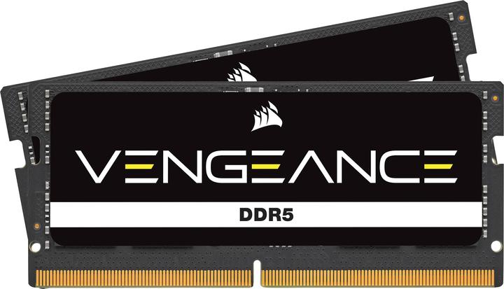 Corsair DDR5, 5200MT/s 96GB 2x48GB SODIMM, Unbuffered, 44-44-44-84, Black PCB, Std PMIC, 1.1V, VENGEANCE DDR (2 x 48GB, 5200 MHz, DDR5 RAM, SO-DIMM)