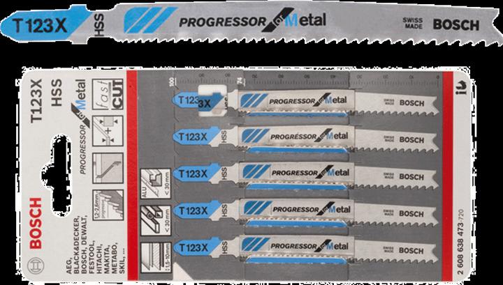 Actual product image Bosch Professional Zubehör PRO Multi Material thick and thin T345XF Stichsägeblatt, 132 mm, 5-tlg.