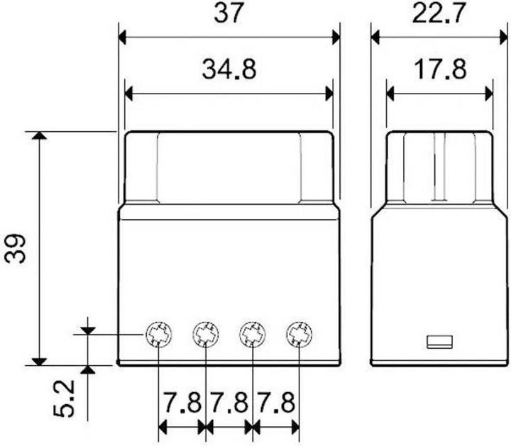 Actual product image Finder El. step switch installation