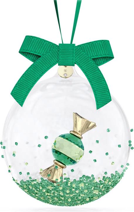 Actual product image Swarovski Holiday Cheers Dulcis Christmas bauble green