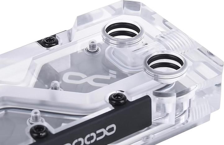 Produktbild Alphacool GPX SLI Connector Dual - Plexi - Addressable RGB - 3 PCI-E Space