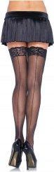 Image du produit Leg Avenue Bas à couture avec dentelle (Taille unique)
