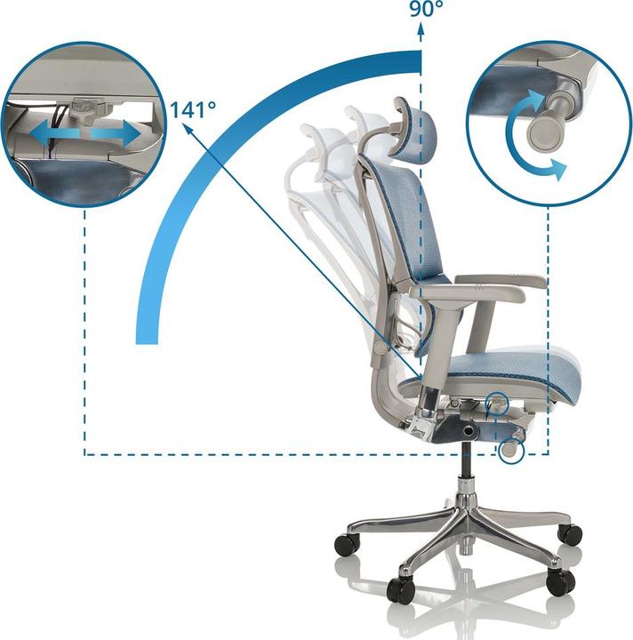 Actual product image Hjh Office Ergohuman Slim G Gen4