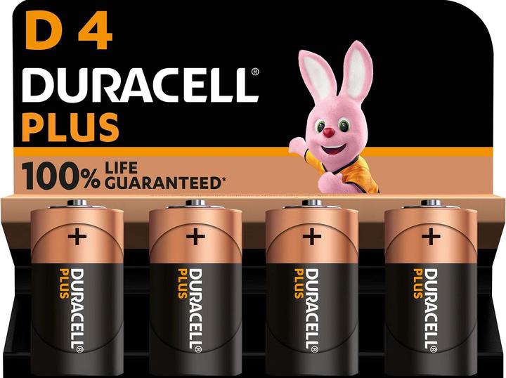 Duracell Plus (4 pcs., D)
