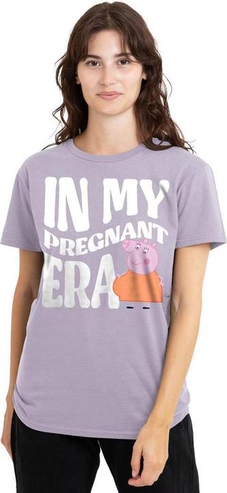 Actual product image Peppa Pig Unisex Adult Pregnant Era Mummy Pig T-Shirt (XXL)