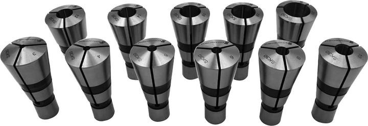 Actual product image Paulimot Direktspannzangen-Set 11-teilig, 3-20 mm, SK30/M12 DIN 2080 (20 mm)