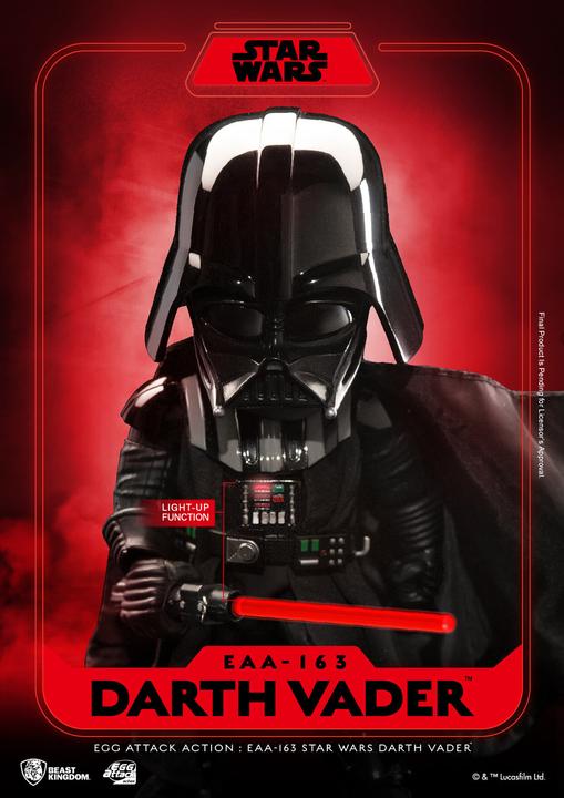 Actual product image Beast Kingdom Star Wars Egg Attack figurine Darth Vader 16 cm