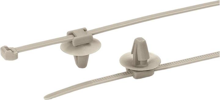 Produktbild HellermannTyton 156-01091 PT2AP2SFT6.5-PEEK-BGE Kabelbinder 145 mm 3.4 mm Beige (Kunststoffkabelbinder, 145 mm, 1 Stk.)