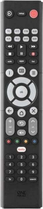 Actual product image One for All Remote control Essence Basic 8 (Device-specific remote control, Infrared)