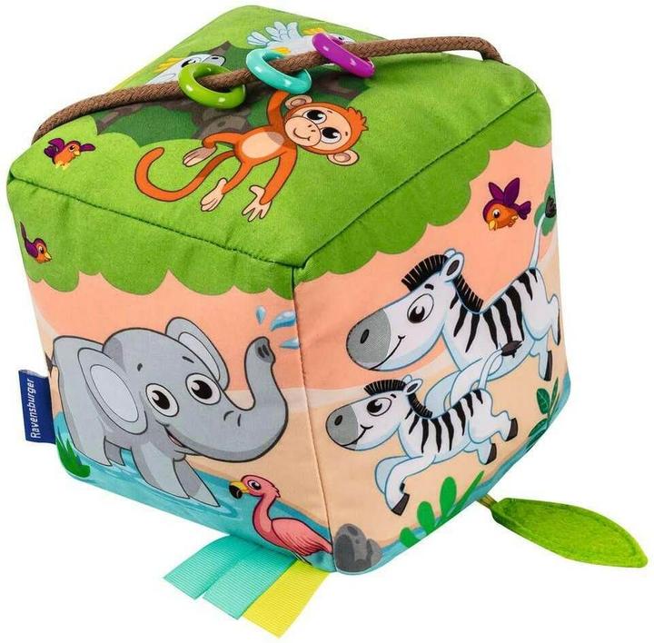 Productafbeelding Ravensburger Motorische vaardigheden muziekspel kubus: Wilde dieren