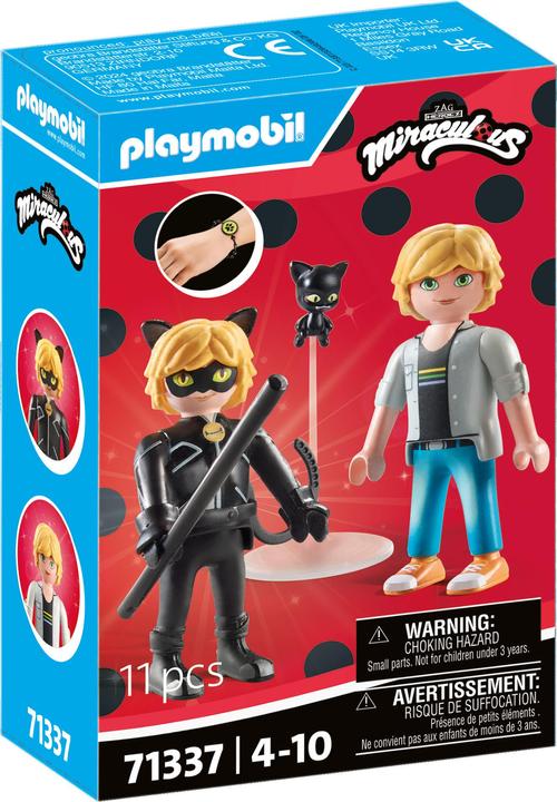 Produktbild Playmobil Adrien & Cat Noir (71337, Playmobil Miraculous)