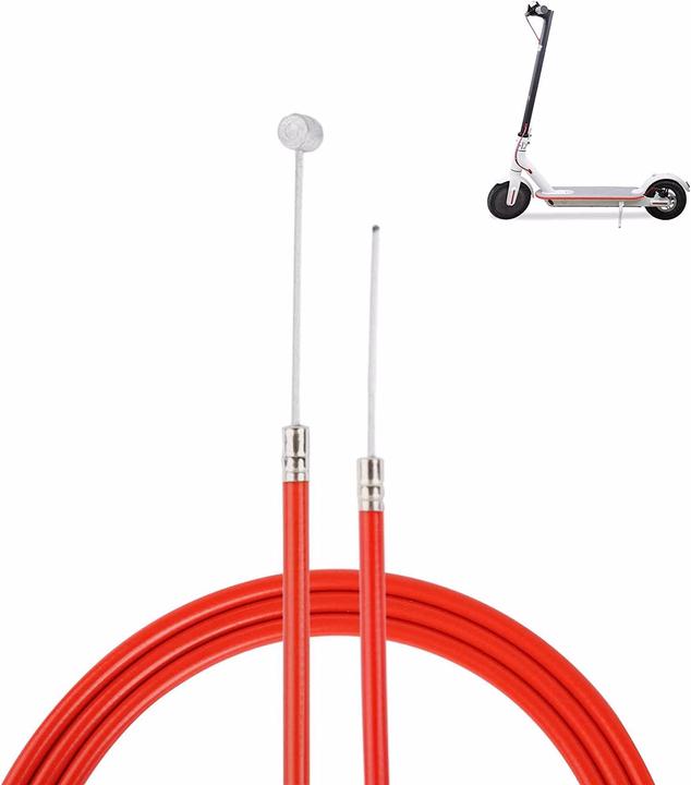 Actual product image Homava Brake Cable for Xiaomi E-Scooters (Red)
