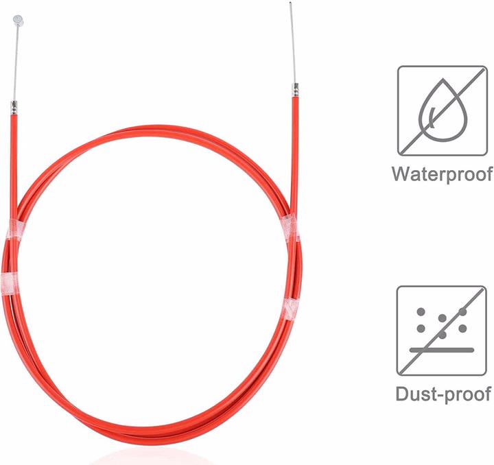 Actual product image Homava Brake Cable for Xiaomi E-Scooters (Red)