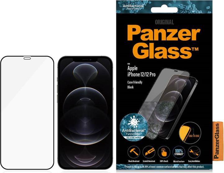 Actual product image PanzerGlass Edge-to-Edge (1 Piece, Realme 12 Pro+, Apple iPhone 12)