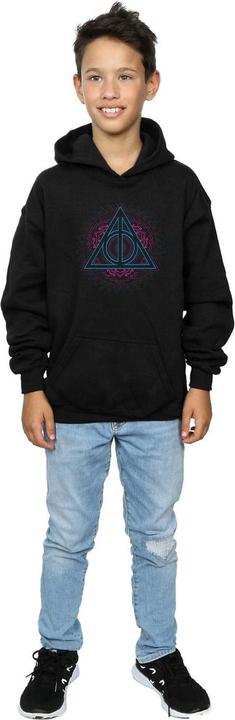 Immagine prodotto Neon Deathly Hallows Felpa con Cappuccio Ragazzi (116)