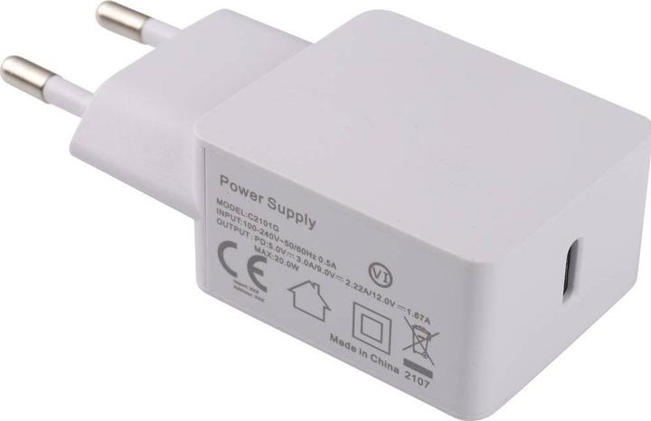 Image du produit Dehner Elektronik Adaptateur USB-C® 20 W Prise électrique, intérieur Courant de sortie (ma (20 W)