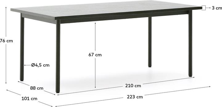 Actual product image Kave Home Maurina (223 cm)