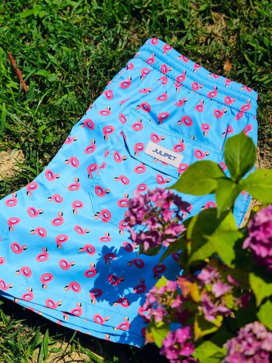 Actual product image Shiverpeaks JULIPET Badeshort Flamingos (L)