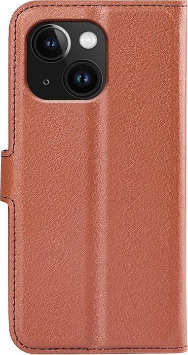 Image du produit Cover-Discount iPhone 15 Plus - Étui en cuir marron (Apple iPhone 15 Plus)