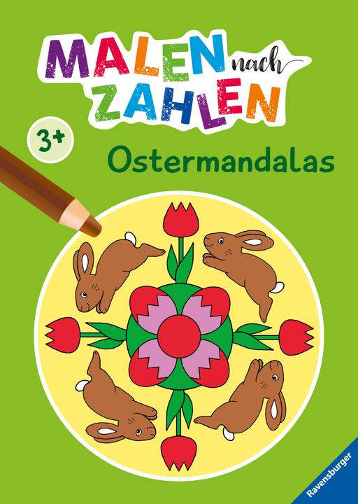 Produktbild Ravensburger Malen nach Zahlen ab 3 Jahren Ostermandalas - 24 Motive - Malheft für Kinder -
