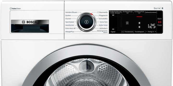 Actual product image Bosch Hausgeräte WTX87M00 (8 kg, Right)