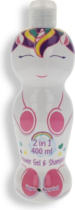 Air-Val Eau My Unicorn 2-in-1 Gel und Shampoo 400ml (400 ml, Flüssiges Shampoo)