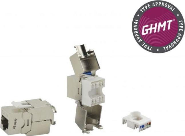 equip Keystone Jack blindé Cat.6A RJ45 8erSet sans outils (Module Keystone)