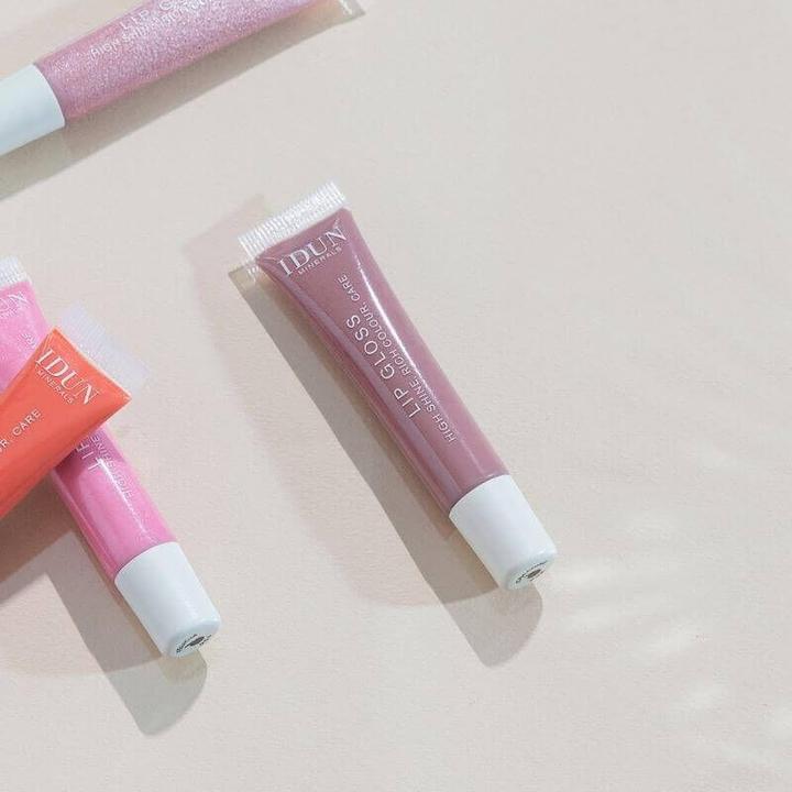Produktbild IDUN Minerals Lipgloss Josephine brunrosa (006)
