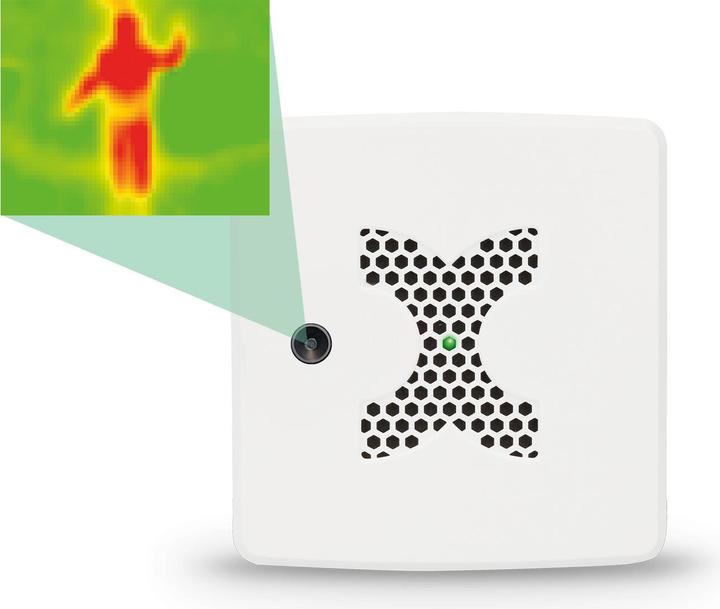 Immagine prodotto Kentix MultiSensor KMS-TI-40-W-BLE mit Ethernet (PoE) und Thermal Image (40° Optik), weiss