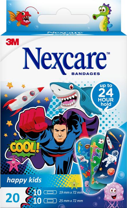 Nexcare Happy Kids Cool Kinderplaster (20 x)