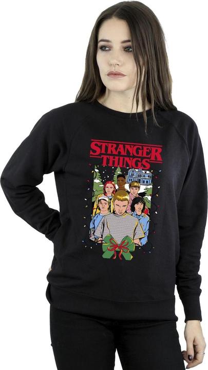 Produktbild Netflix Stranger Things Christmas Poster Sweatshirt (XL)
