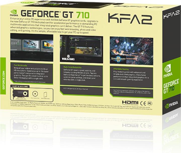 Produktbild KFA2 GeForce GT 710 (2 GB)