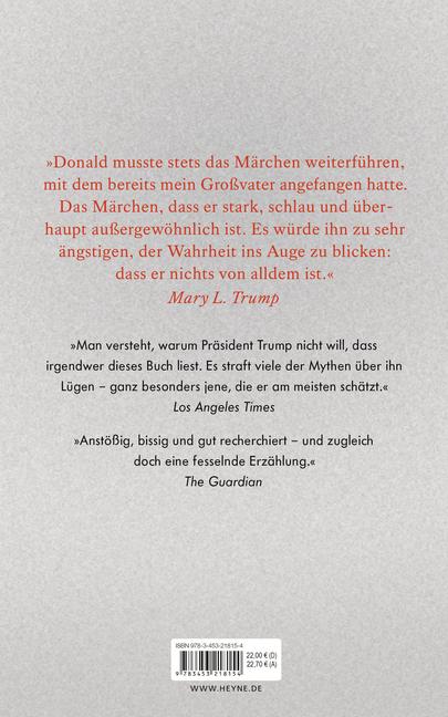 Immagine prodotto Zu viel und nie genug (Tedesco, Mary L. Trump, 2020)