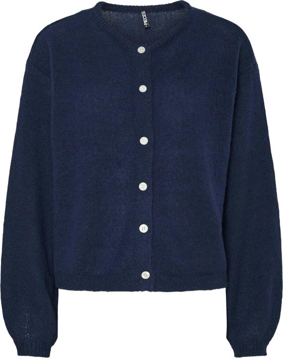 Pieces Pcida Ls O-Neck Knit Cardigan Noos Bc