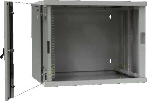 Image du produit Rittal Coffret mural réseau 9U 477x600x500 LANCase II/9 (9 HE, Rack 19 pouces)