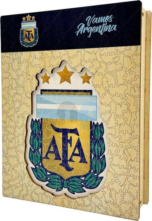 Produktbild Iconic Nationalmanschaft Argentinien- Logo - Holz Puzzle Grösse S (150 Teile) (150 Teile)
