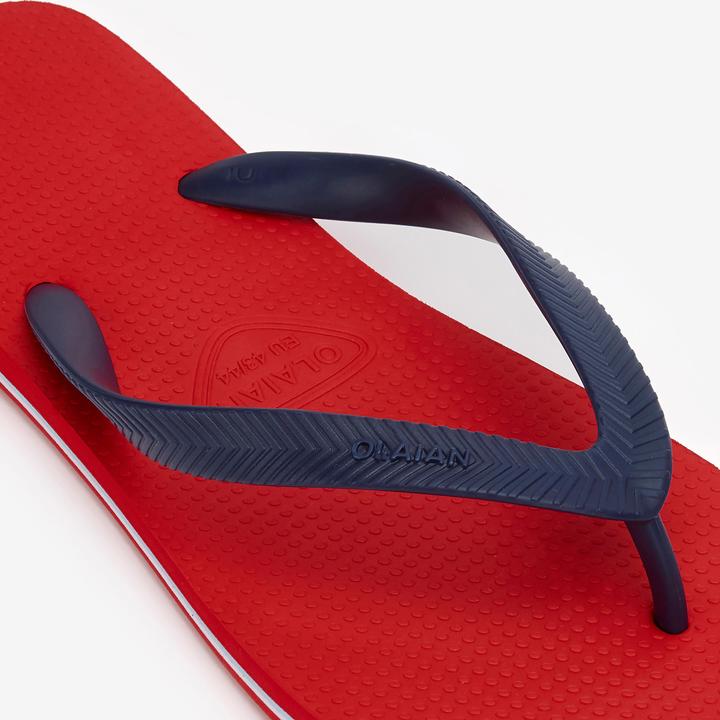 Produktbild Olaian Zehensandalen Herren 500 rot (45)