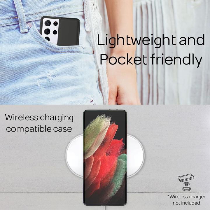 Actual product image Nalia Ultra Thin Hardcase (Samsung Galaxy S21 Ultra)